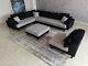 5-piece Contemporary Microfiber / Linen Fabric Sectional Sofa Set S150lne
