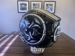 AGV K-4 EVO Black Grey White Motorcycle Helmet Adult Medium Used