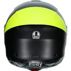 AGV Tourmodular Helmet Balance Black/Yellow Fluo/Gray Large