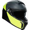 Agv Tourmodular Helmet Balance Black/yellow Fluo/gray Xl
