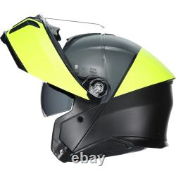 AGV Tourmodular Helmet Balance Black/Yellow Fluo/Gray XL