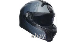 AGV Tourmodular Modular Helmet Textour Matte Black/Grey Medium