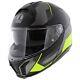 Agv Tourmodular Modular Motorcycle Helmet Perception Matt Black Grey Yellow. New