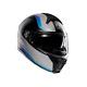 Agv Tourmodular Modular Motorcycle Helmet Stray Matt Black Grey Blue. New