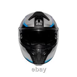 AGV Tourmodular Modular Motorcycle Helmet Stray Matt Black Grey Blue. NEW