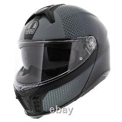 AGV Tourmodular Modular Motorcycle Helmet Textour Matt Black Grey, NEW