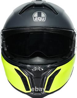 AGV Tourmodular Motorcycle Helmet Balance Black/Yellow Fluo/Gray CHOOSE SIZE