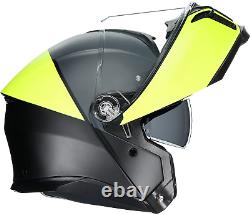 AGV Tourmodular Motorcycle Helmet Balance Black/Yellow Fluo/Gray CHOOSE SIZE