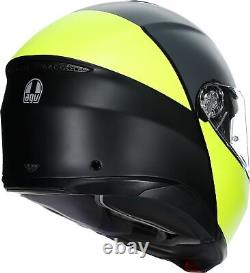 AGV Tourmodular Motorcycle Helmet Balance Black/Yellow Fluo/Gray Medium