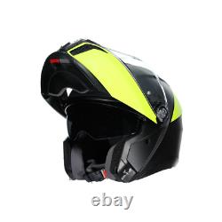 AGV Tourmodular Multi Balance Matt Black Yellow Fluo Grey Motorcycle Helmet
