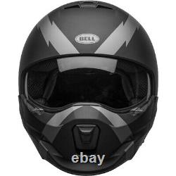 Bell Broozer Street Cruiser Motorcycle Helmet Arc Flat Matte Black/Grey Medium M