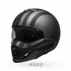 Bell Motorcycle Helmet Broozer Free Ride Matte Grey/black Large 7121933