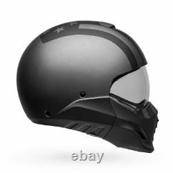 Bell Motorcycle Helmet Broozer Free Ride Matte Grey/black Small 7121931