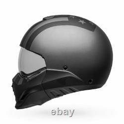 Bell Motorcycle Helmet Broozer Free Ride Matte Grey/black XL 7121934