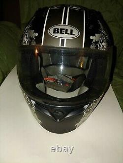Bell Qualifier Skull Flare Motorcycle Helmet Matte Black/Gray