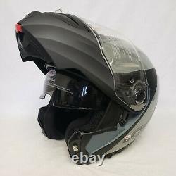 Bell SRT Flip-Up Modular Motorcycle Helmet Presence Black Grey Medium M SAMPLE