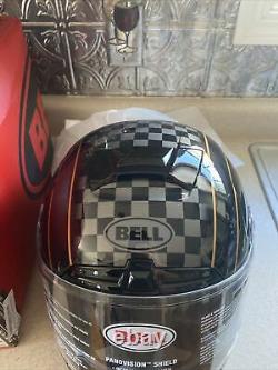 Bell SRT Helmet Buster Gloss Black/Yellowith Gray Medium $369.95 retail