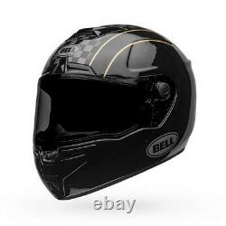 Bell SRT-Modular Buster Motorcycle Helmet Gloss Black/YellowithGray
