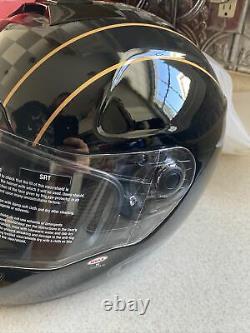 Bell SRT Modular Helmet Buster Gloss Black/Yellowith Gray Medium $369.95 retail