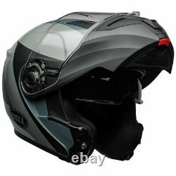 Bell SRT Presence Black/Gray Modular Motorcycle Helmet Flip Down Sun 7110080 HB