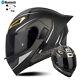 Bluetooth Modular Flip Up Motorcycle Helmet Atv Face Face Helmet Dot+sun Vison