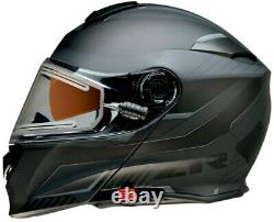 Brand New Z1R Solaris Scythe Electric Helmet XL Black/Gray 0120-0677
