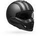 Broozer Free Ride Full Face/open Face Modular Helmets Matte Gray Black Small