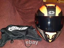 CASTLE ATOM SV TARMAC Modular Helmet Sz M Matte Hi-Viz EXTRA SHIELD NEW