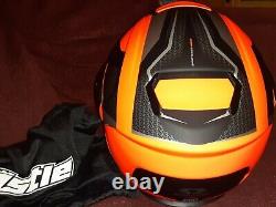 CASTLE ATOM SV TARMAC Modular Helmet Sz M Matte Hi-Viz EXTRA SHIELD NEW