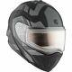 Ckx Matte Gray/black 1.5 Ams Modular Snow Helmet Withshield(adult 2x-l)513196
