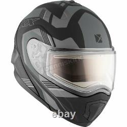 CKX Matte Gray/Black 1.5 AMS Modular Snow Helmet withShield(Adult 2X-L)513196