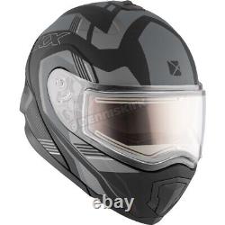 CKX Matte Gray/Blk Tranz 1.5 AMS Omeg Modular Snow Helmet-Electric (Lrg) 513194