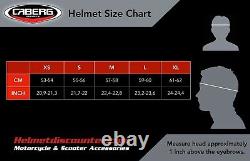 Caberg Droid Matt Black HiViz Iron Grey White Flip Front Motorcycle Helmet NEW