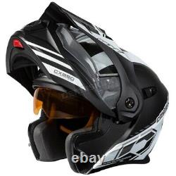 Castle X EXO CX950 Task Modular Snowmobile Helmet Matte Gray/Black Xl