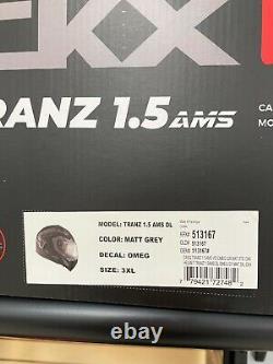 Ckx Tranz 1.5 Ams Omeg Black/grey Snowmobile Helmet, XXXL 513167