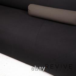 Cor Lava Fabric Corner Sofa Black Grey Modular Sofa Couch #14977