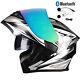 Dot Bluetooth Modular Flip Up Motorcycle Helmet Dual Lens Full Face Helmets Ece