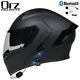 Dot Bluetooth Motorcycle Helmet Full Face Dual Visor Modular Flip Up Helmet