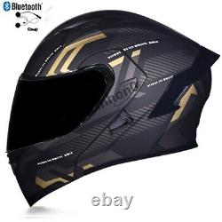 DOT ECE Bluetooth Modular Motorcycle Helmet 2lens Flip Up Motorbike Crash Helmet
