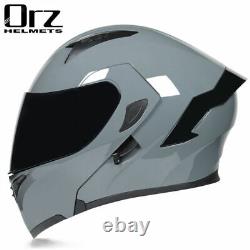 DOT Modular Helmet Flip Up Motorcycle Helmets Full Face Motocross withDual Visor