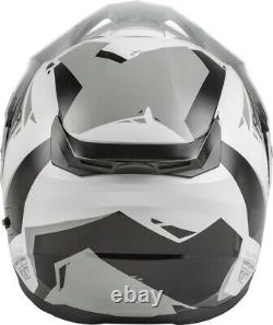 FLY RACING Odyssey Summit Modular Helmet, Black/White/Gray, Small
