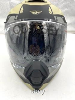 Fly Racing 73-8335xs Odyssey Summit Helmet Matte Tan/black/grey Xs