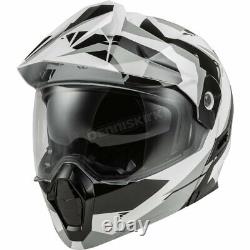 Fly Racing Black/White/Grey Odyssey Summit Helmet (Adult X-L) 73-8334X