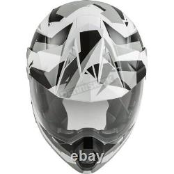 Fly Racing Black/White/Grey Odyssey Summit Helmet (Adult X-L) 73-8334X