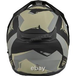 Fly Racing Matte Tan/Black/Grey Odyssey Summit Helmet (Adult 2X-L) 73-83352X