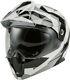 Fly Racing Odyssey Summit Modular Full-face Helmet Black/white/grey Small