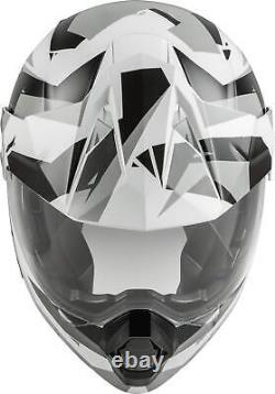 Fly Racing Odyssey Modular Helmet (Black/White/Grey, Large)
