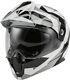 Fly Racing Odyssey Modular Helmet (black/white/grey, Medium)