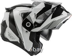 Fly Racing Odyssey Modular Helmet (Black/White/Grey, X-Small)