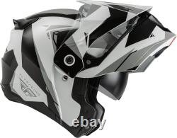 Fly Racing Odyssey Summit Modular Dual Sport Helmet Black/White/Gray